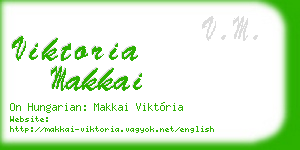 viktoria makkai business card