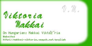 viktoria makkai business card